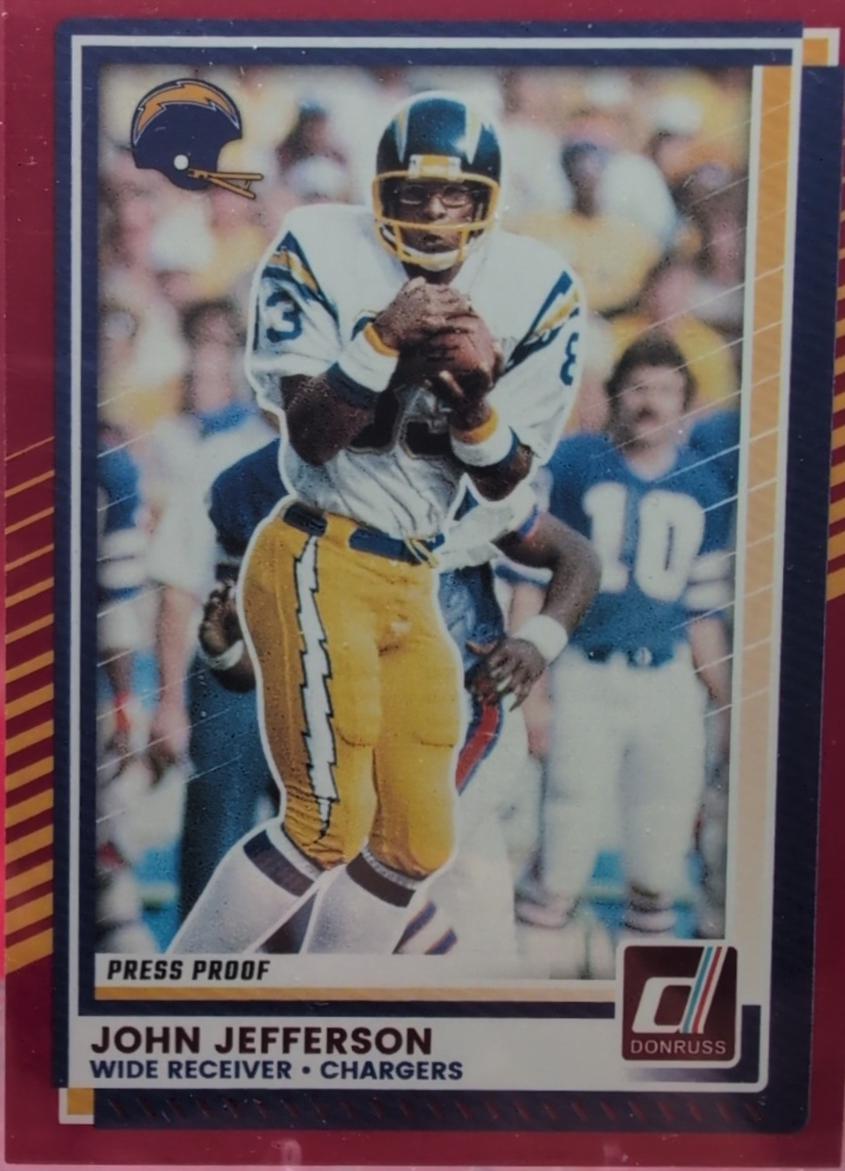 John Jefferson [Press Proof Red] #218