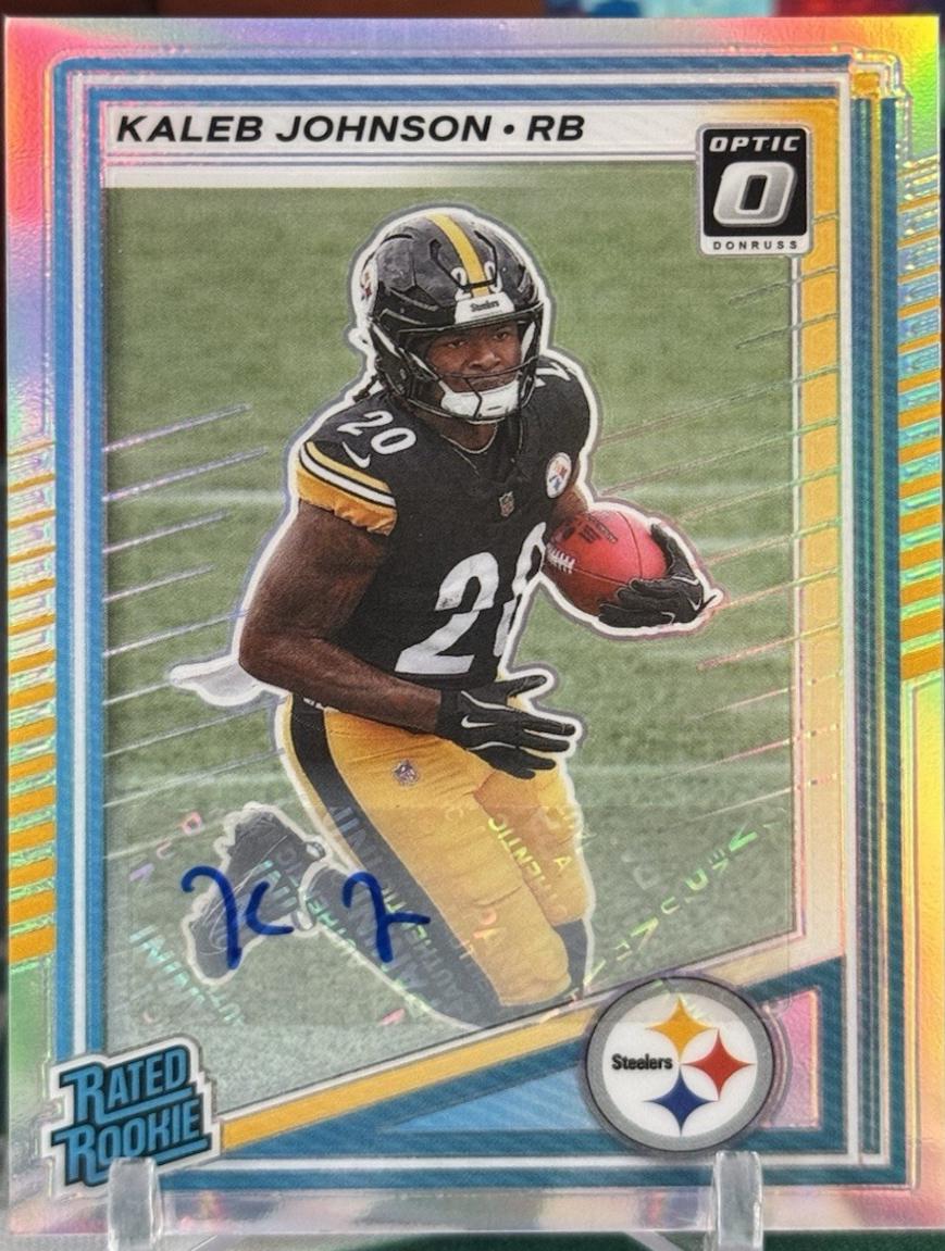 Kaleb Johnson [Optic Preview Autograph] #322