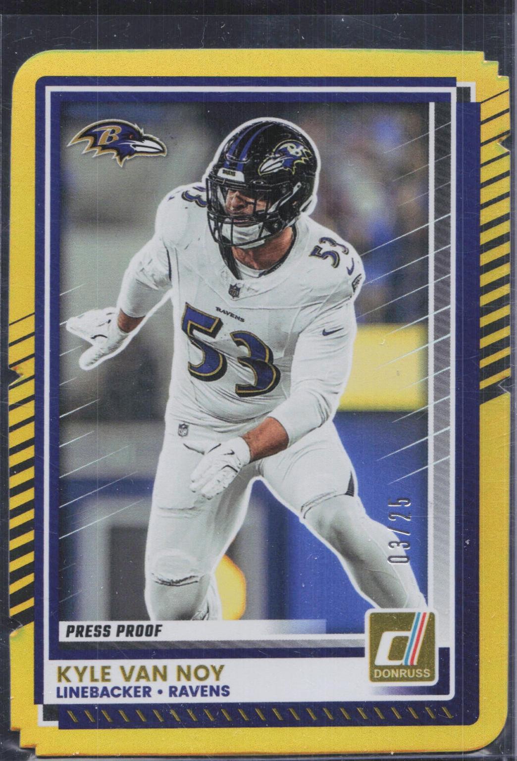 Kyle Van Noy [Press Proof Gold Die-Cut] #96
