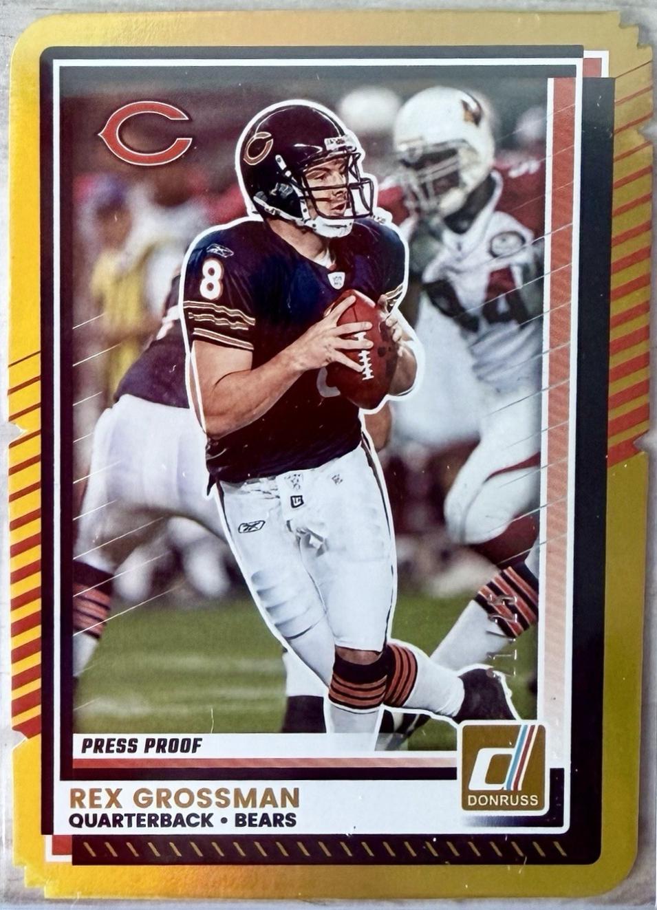 Rex Grossman [Press Proof Gold Die-Cut] #86