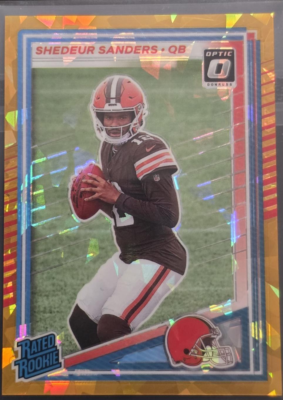 Shedeur Sanders [Gold Ice Optic Preview] #306