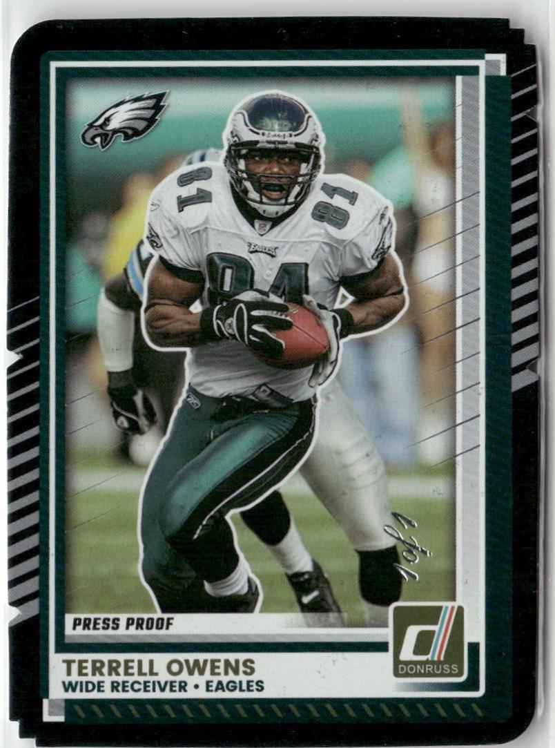Terrell Owens [Press Proof Black Die-Cut] #26