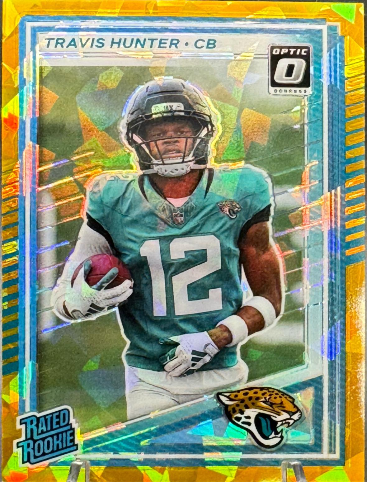 Travis Hunter [Gold Ice Optic Preview] #301