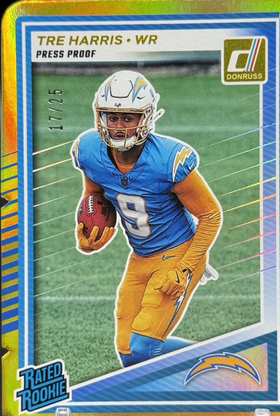 Tre Harris [Press Proof Gold Die-Cut] #329