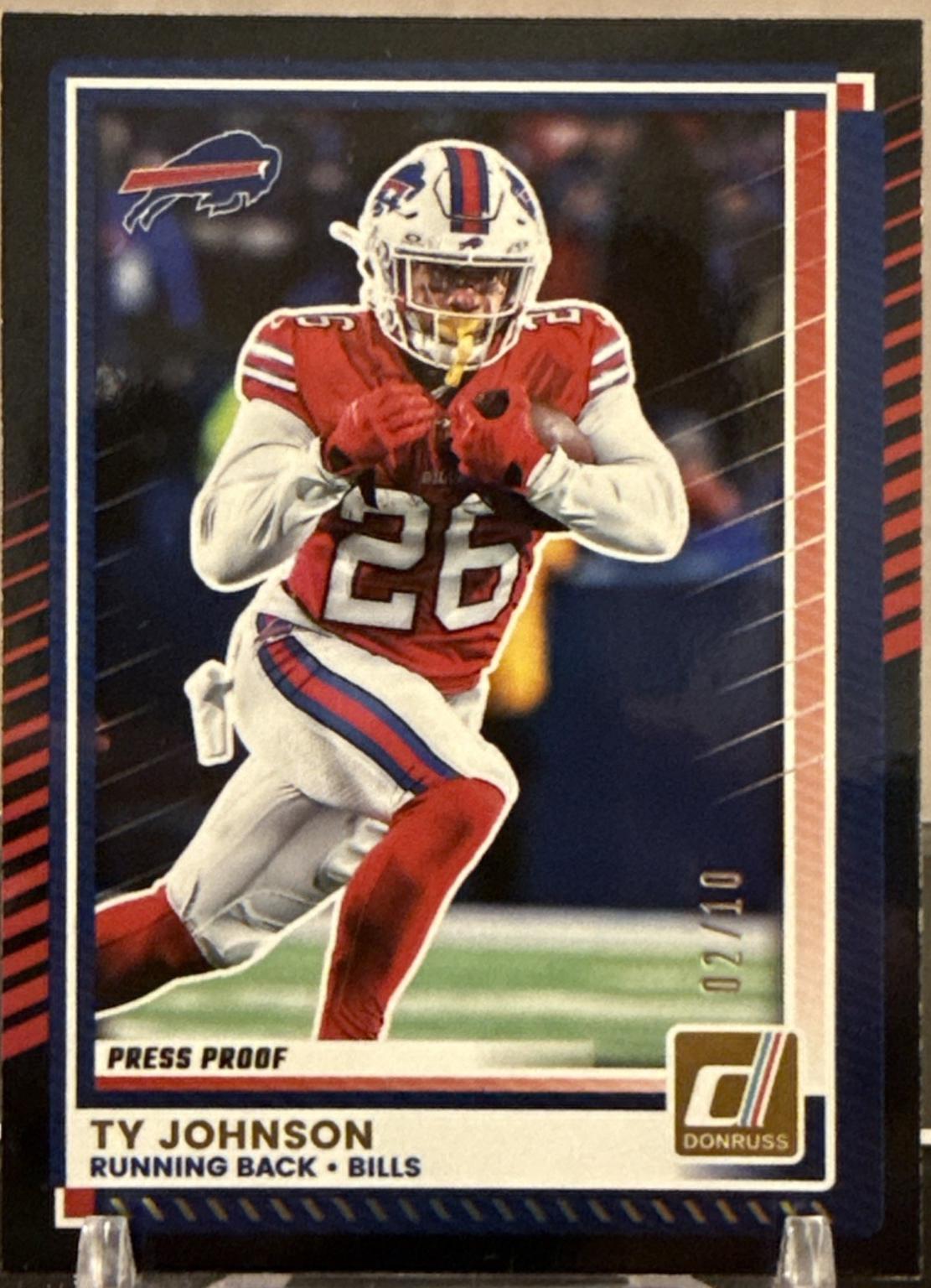 Ty Johnson [Press Proof Black] #140