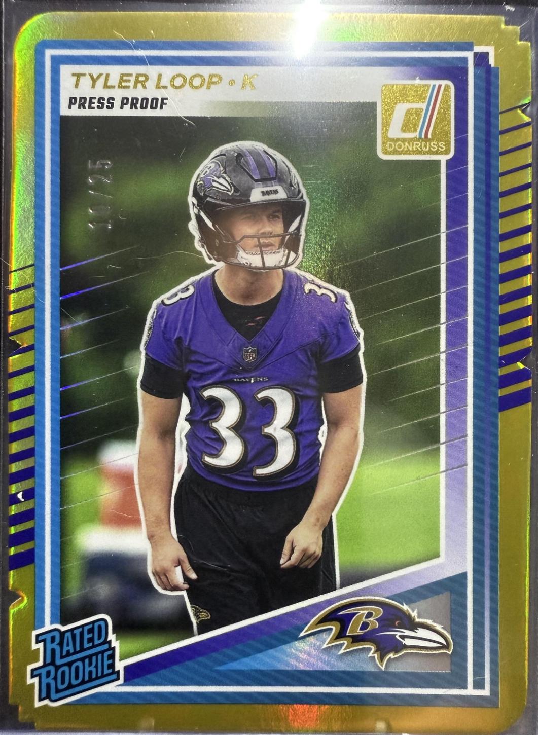 Tyler Loop [Press Proof Gold Die-Cut] #382