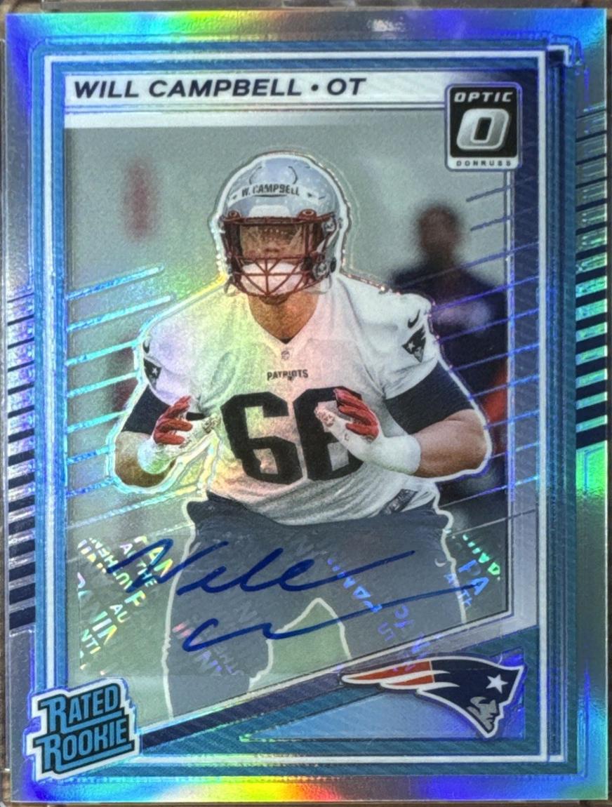 Will Campbell [Optic Preview Autograph] #345