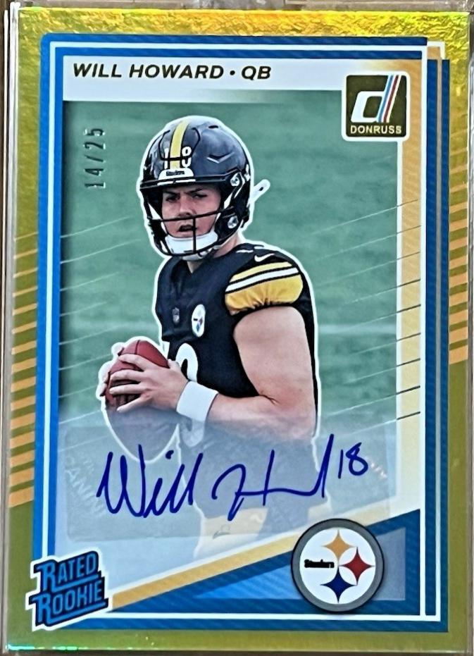 Will Howard [Gold Autograph] #309