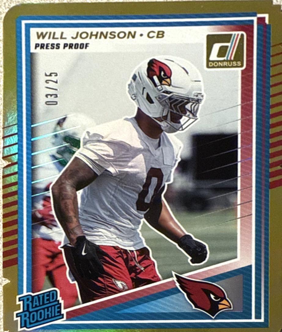 Will Johnson [Press Proof Gold Die-Cut] #396