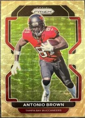 Antonio Brown [Gold Vinyl Prizm] #292