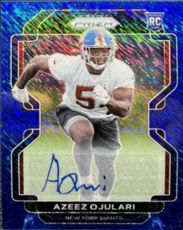 Azeez Ojulari [Autograph Blue Shimmer] #386