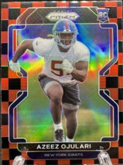 Azeez Ojulari [Black and Red Checker Prizm] #386