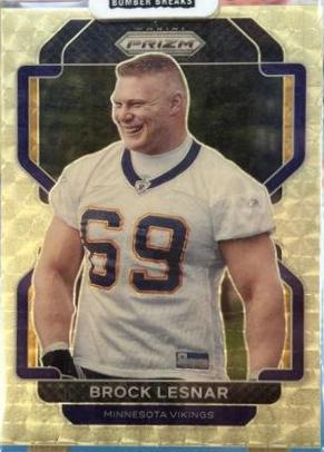 Brock Lesnar [Gold Vinyl Prizm] #134