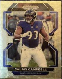 Calais Campbell [Gold Vinyl Prizm] #284