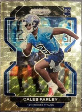 Caleb Farley [Gold Vinyl Prizm] #375