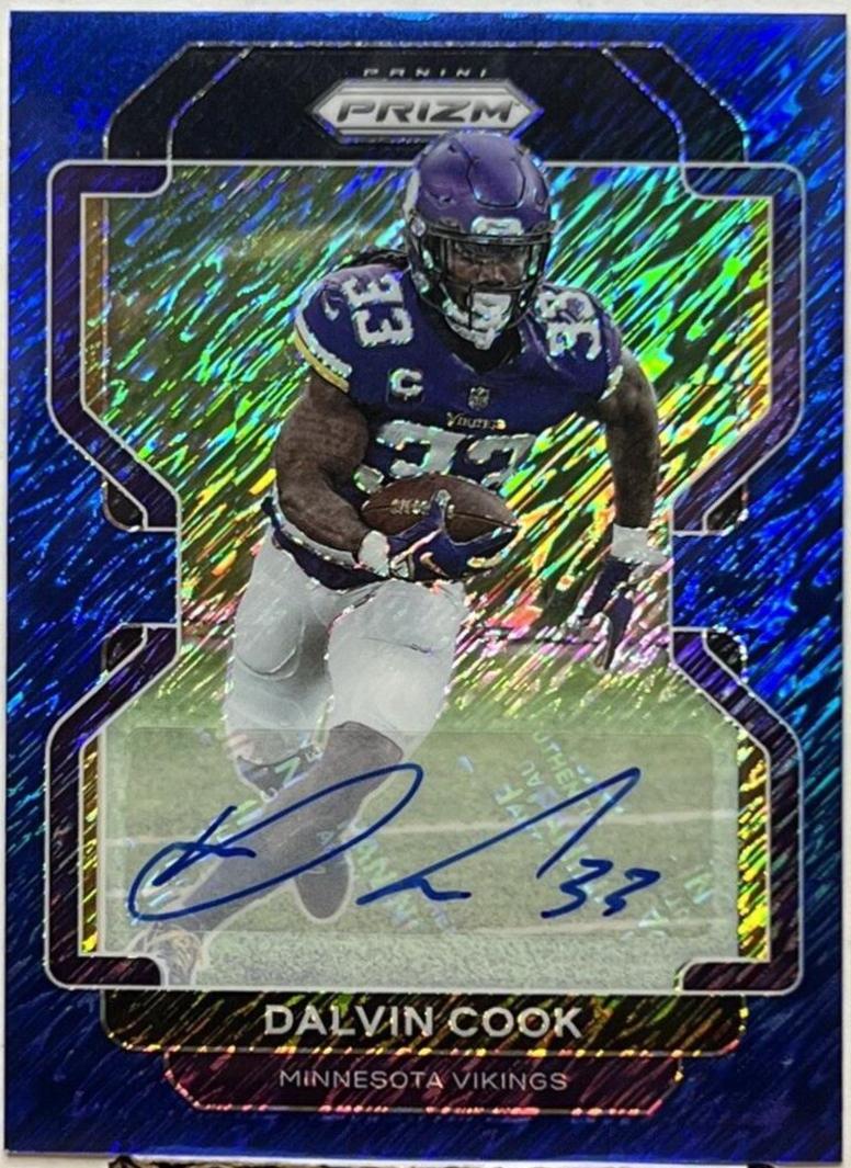 Dalvin Cook [Autographs Blue Shimmer] #129
