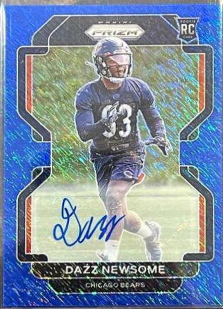Dazz Newsome [Autograph Blue Shimmer] #427