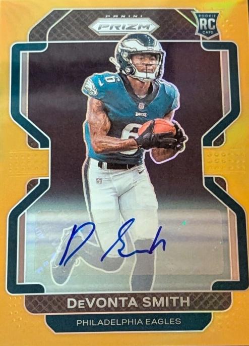 DeVonta Smith [Autograph Gold Prizm] #335