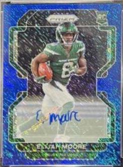 Elijah Moore [Autograph Blue Shimmer] #346