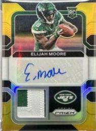 Elijah Moore [Autograph Gold Prizm] #346