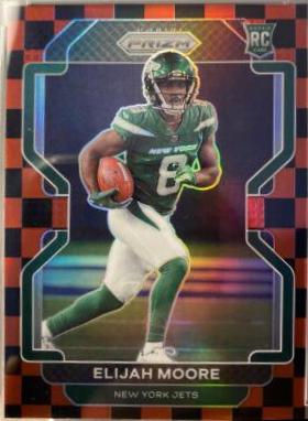 Elijah Moore [Black and Red Checker Prizm] #346