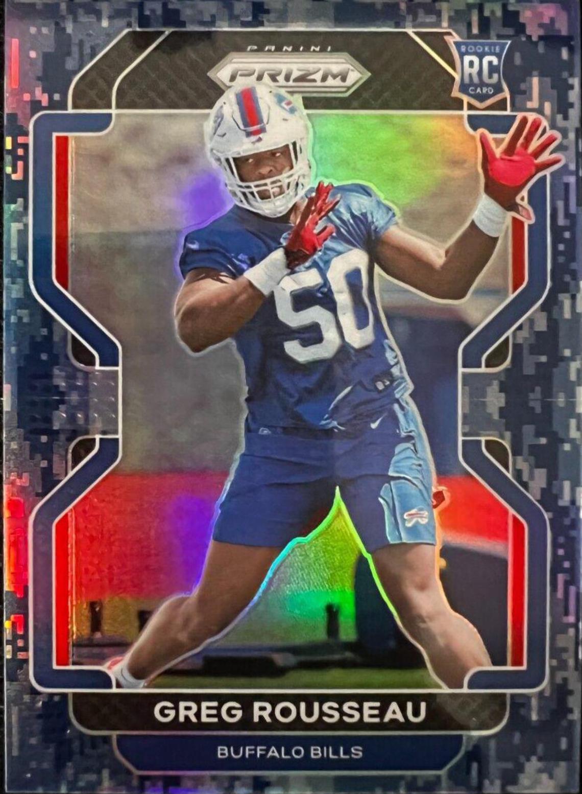Greg Rousseau [Navy Camo Prizm] #434
