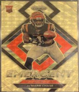 Ja'Marr Chase [Gold Vinyl Prizm] #337