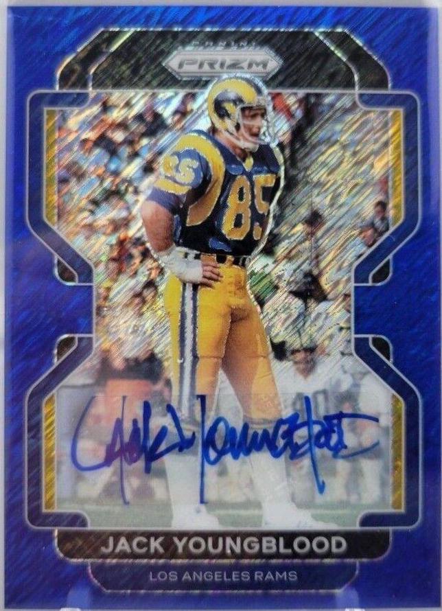 Jack Youngblood [Autographs Blue Shimmer] #73