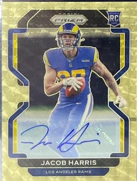 Jacob Harris [Autograph Gold Vinyl Prizm] #368