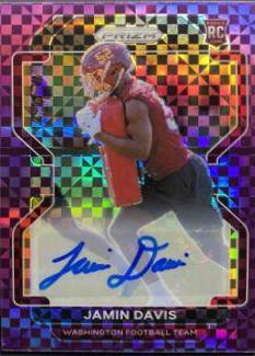 Jamin Davis [Autograph Purple Power Prizm] #383