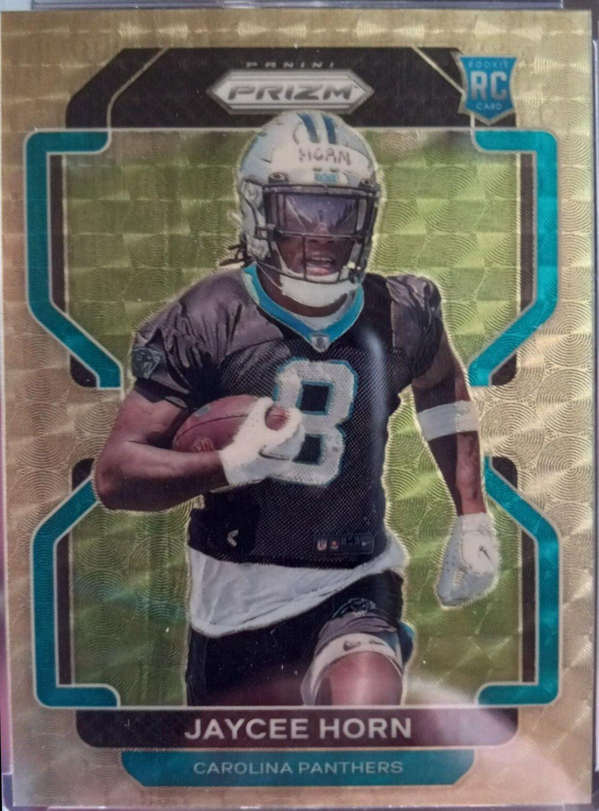 Jaycee Horn [Gold Vinyl Prizm] #373