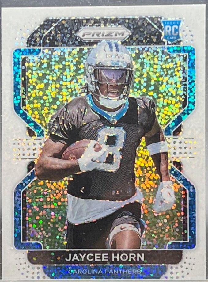 Jaycee Horn [White Sparkle Prizm] #373