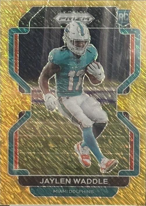 Jaylen Waddle [Gold Shimmer] #338