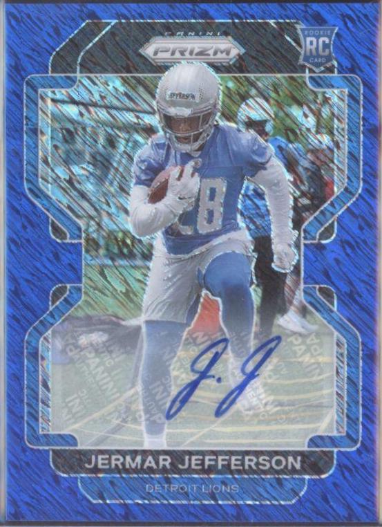 Jermar Jefferson [Autograph Blue Shimmer] #404