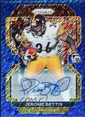 Jerome Bettis [Autographs Blue Shimmer] #258