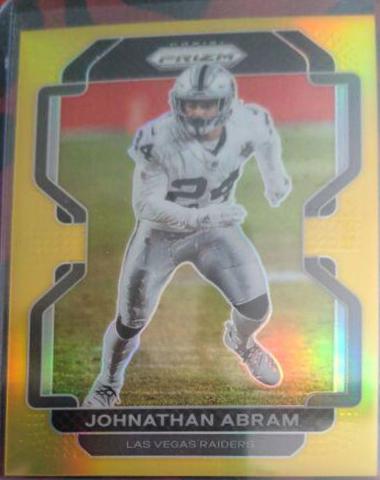 Johnathan Abram [Gold Prizm] #182