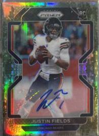 Justin Fields [Autograph Camo Prizm] #334