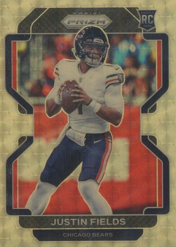 Justin Fields [Gold Vinyl Prizm] #334