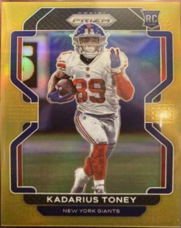 Kadarius Toney [Gold Prizm] #342