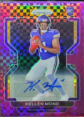 Kellen Mond [Autograph Purple Power Prizm] #351