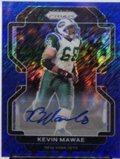 Kevin Mawae [Autographs Blue Shimmer] #93