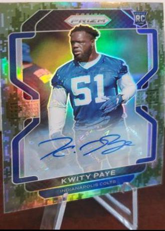 Kwity Paye [Autograph Camo Prizm] #378
