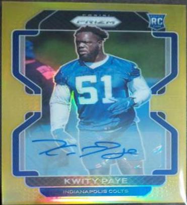 Kwity Paye [Autograph Gold Prizm] #378