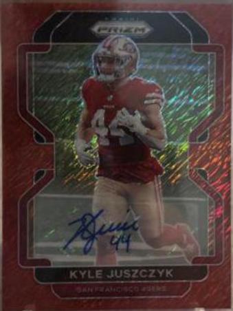 Kyle Juszczyk [Autographs Red Shimmer] #57