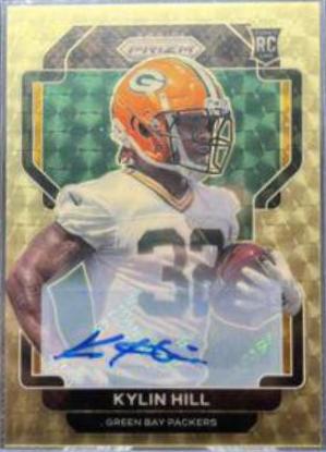 Kylin Hill [Autograph Gold Vinyl Prizm] #403