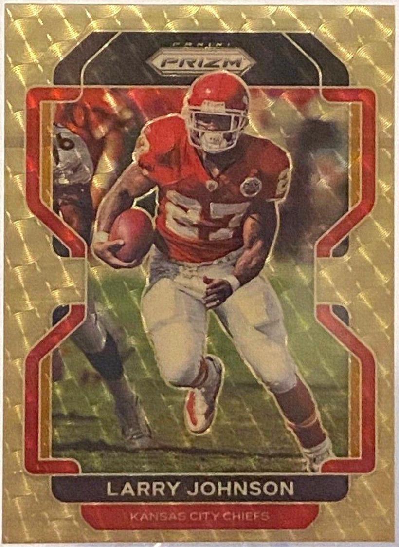 Larry Johnson [Gold Vinyl Prizm] #196