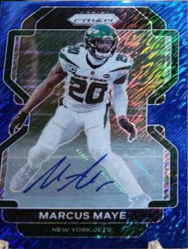 Marcus Maye [Autographs Blue Shimmer] #91