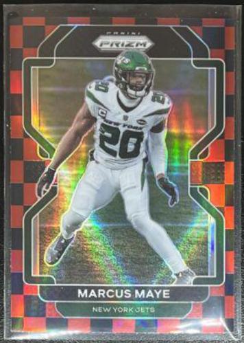 Marcus Maye [Black and Red Checker Prizm] #91