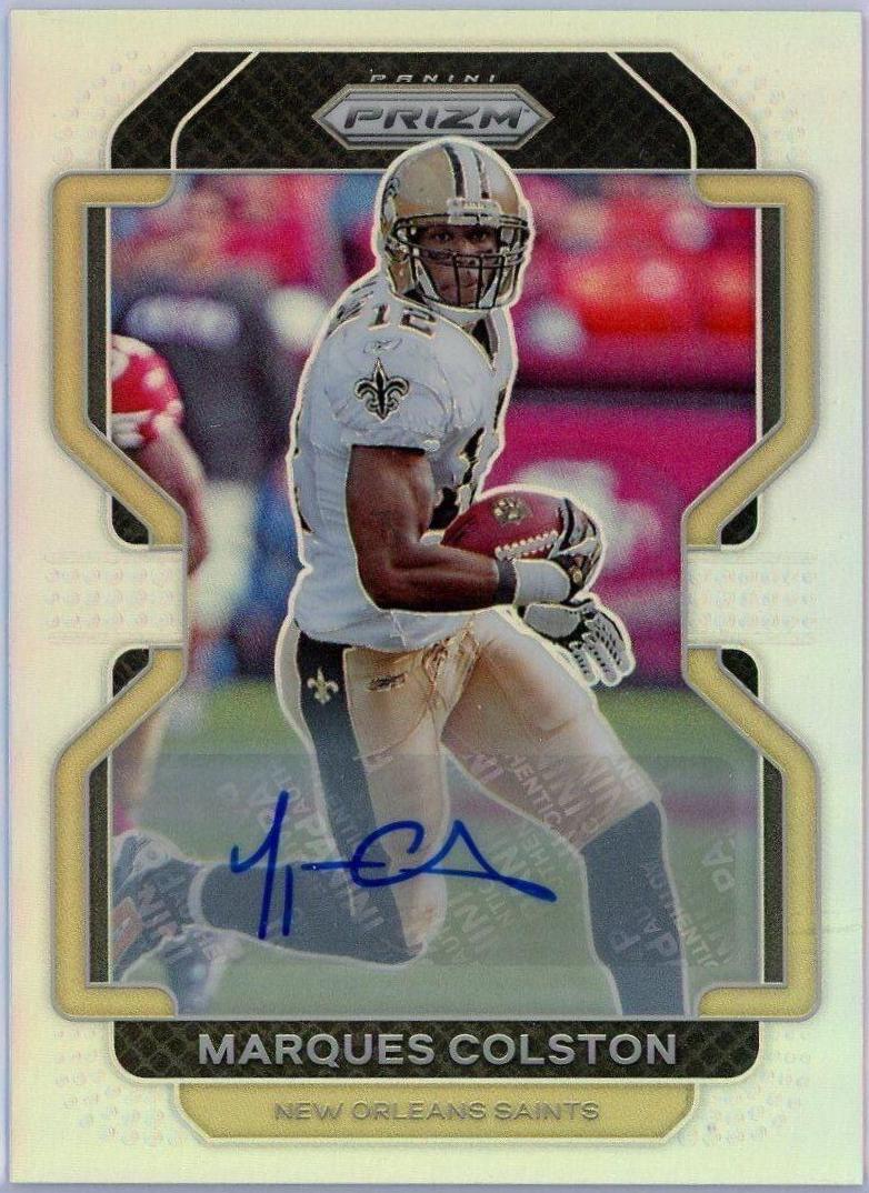 Marques Colston [Autographs Silver Prizm] #310