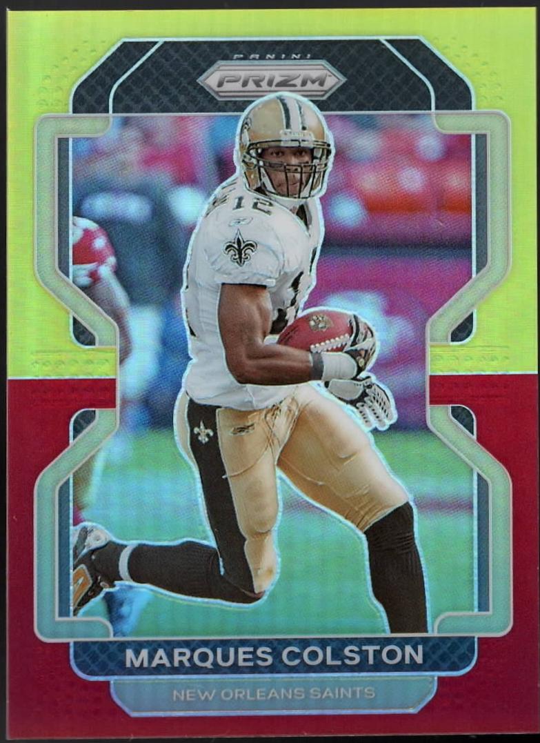 Marques Colston [Yellow Red Prizm] #310